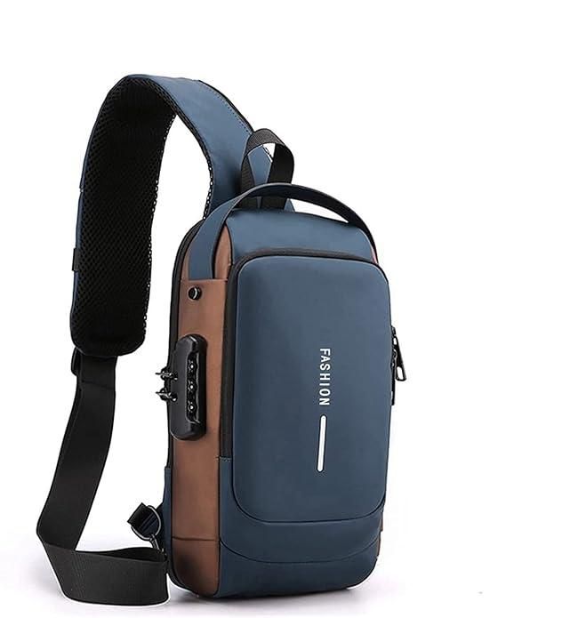 Smart Sling Bag for Men & Women | USB Charging Port & waterproof